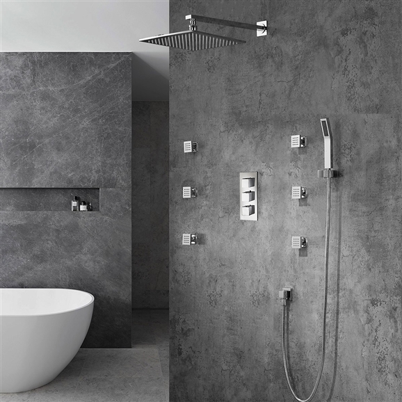 Temperature Control Tower Shower Panel System Diverter